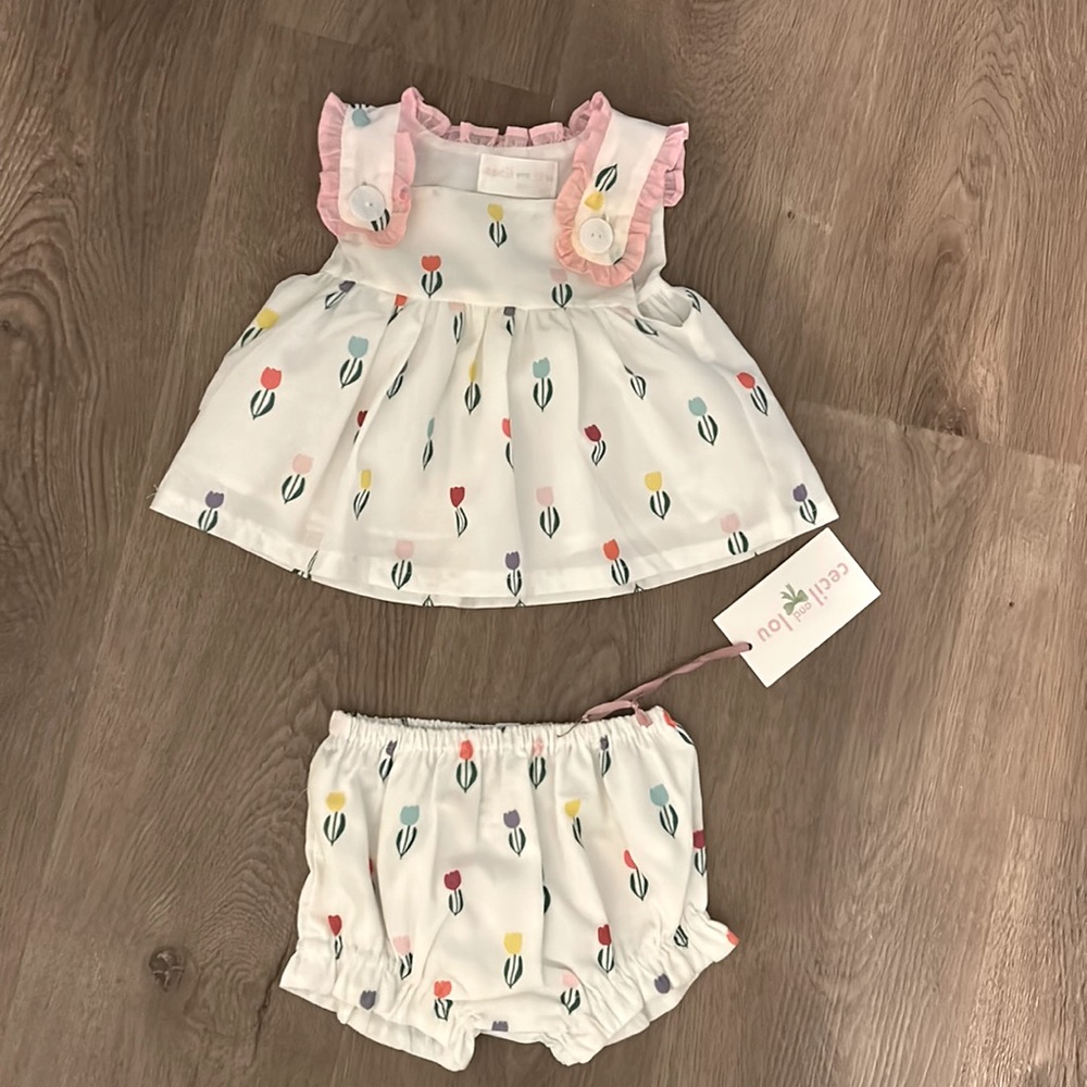 Cecil and Lou 6 month daisy outfit
